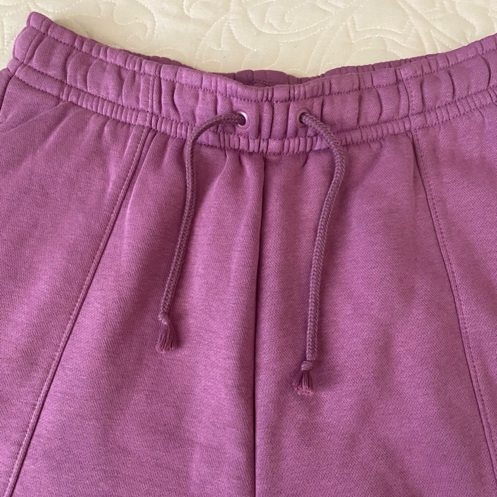 Nike Cozy Fleece Shorts in Purple - Picture 3 of 6
